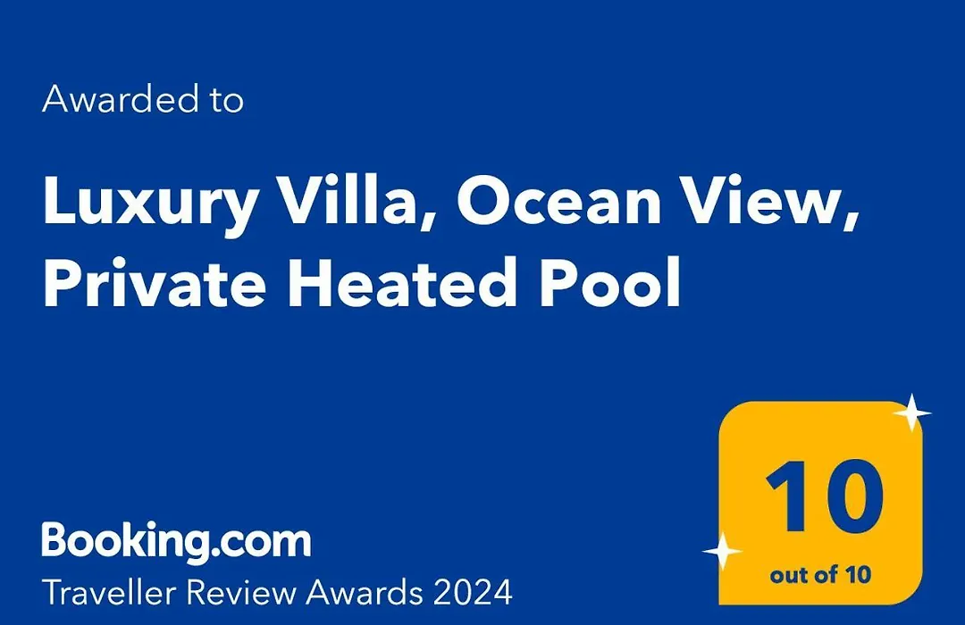 Luxury Villa, Ocean View, Private Heated Pool-1
