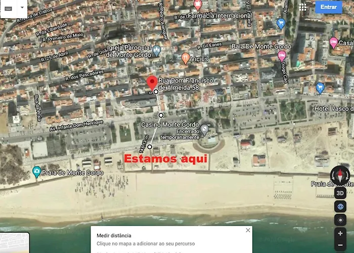 Monte Gordo Guest House admite animales