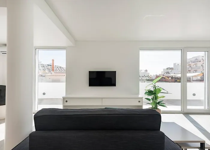 Appartamento Casas Barulho Penthouse Old Town Albufeira che accetta animali
